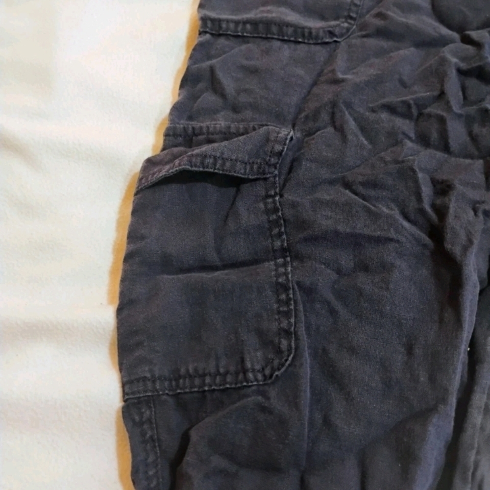 Navy Ankle Cargo Pants - Picture 2 of 10